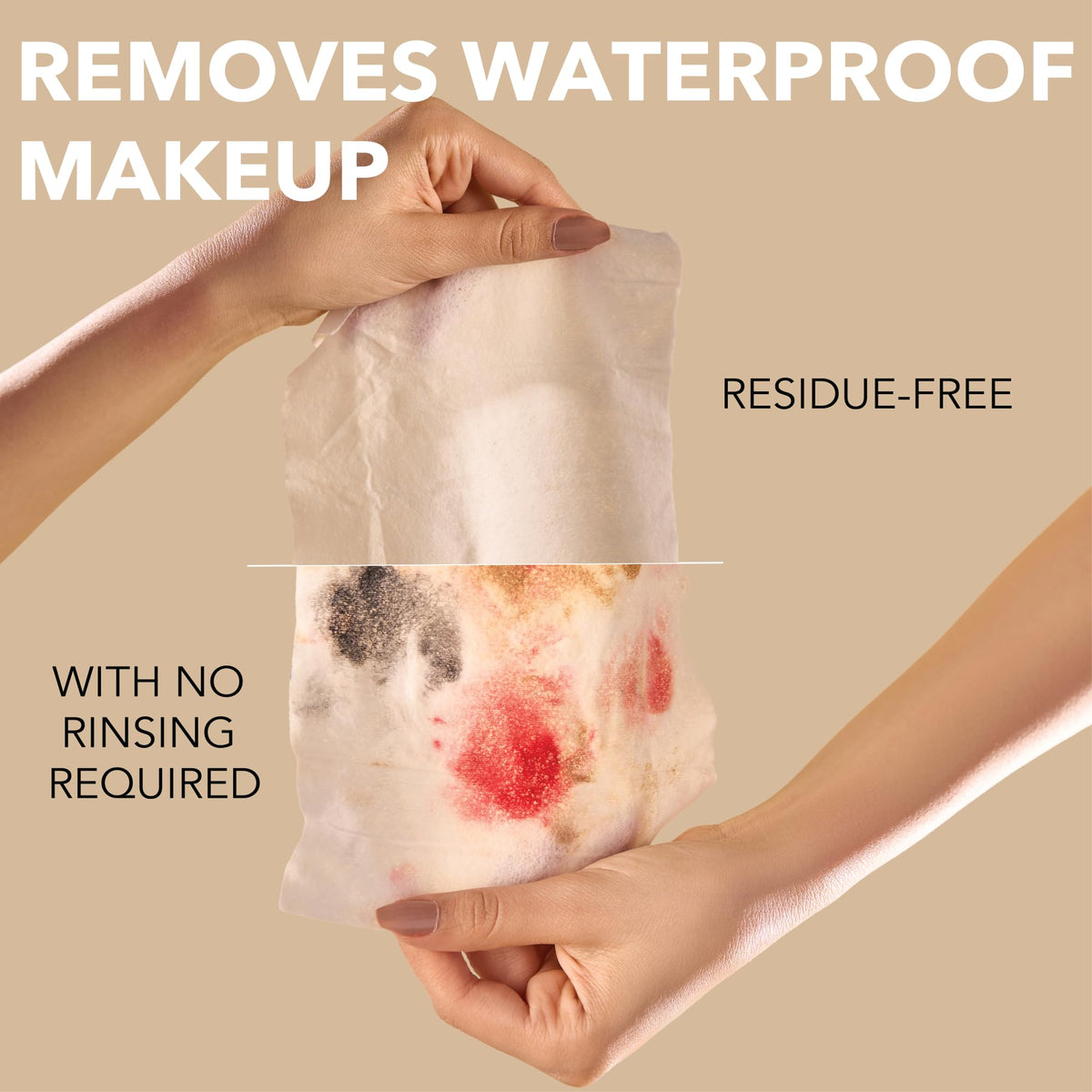 mivida makeup remover wipes bulk value pack side view