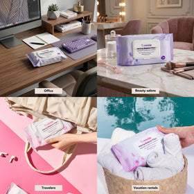 mivida makeup wipes resealable lid open