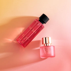MIX:BAR Sparkling Hibiscus Hair + Body Mist 5oz in a lifestyle setting