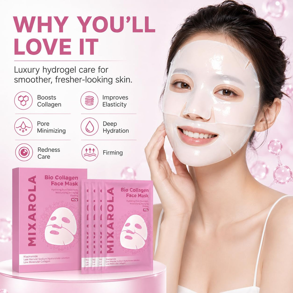 MIXAROLA Collagen Glow Up Mask 2.0 ingredients list