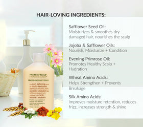 Mixed Chicks Curl Defining Leave-In Conditioner 10 fl oz on a bathroom shelf