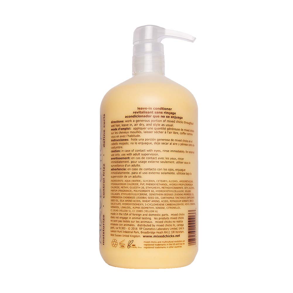Mixed Chicks Curl Defining Leave-In Conditioner 33 fl. oz. back view