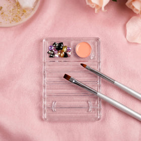 Mixing palette and pen holder for nail art tools