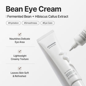 mixsoon Bean Eye Cream 20ml showing texture on finger