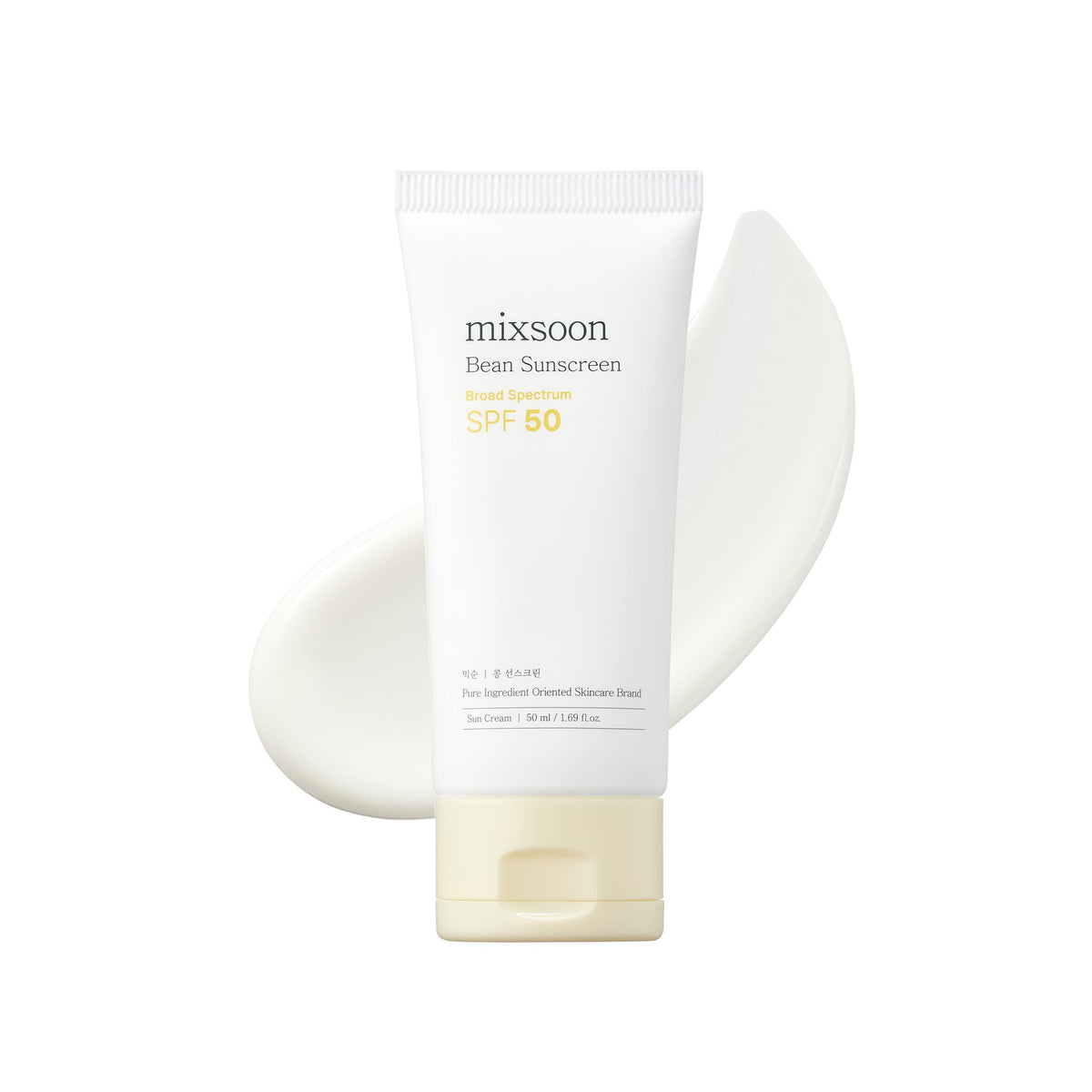 mixsoon Bean Sunscreen 50ml front view with packaging