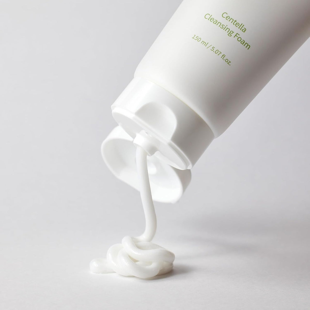 mixsoon Centella Cleansing Foam in a bathroom setting