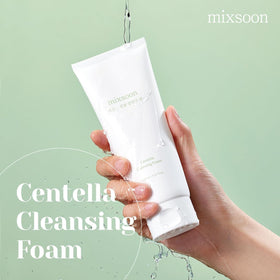 mixsoon Centella Cleansing Foam texture close-up
