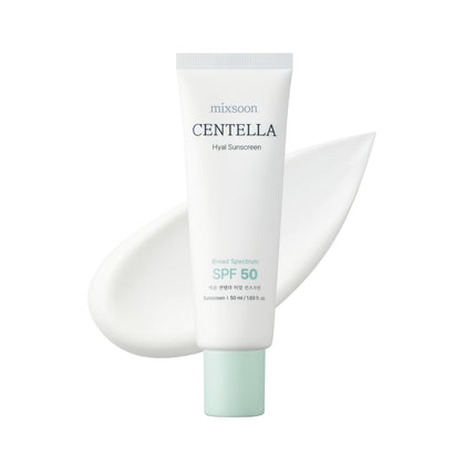 mixsoon Centella Hyal Sunscreen 50ml front view with matte finish