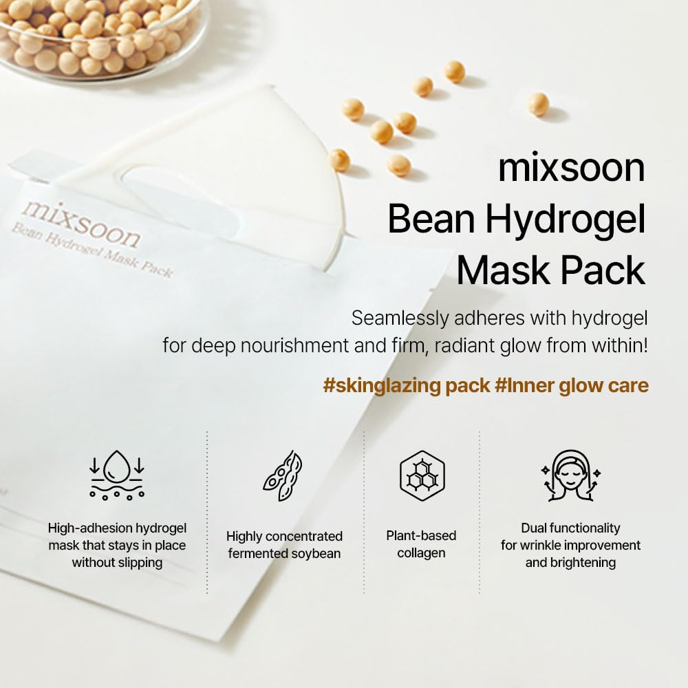 mixsoon Hydrogel Collagen Mask ingredients close-up