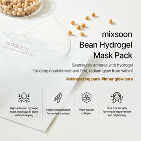 mixsoon Hydrogel Collagen Mask ingredients close-up