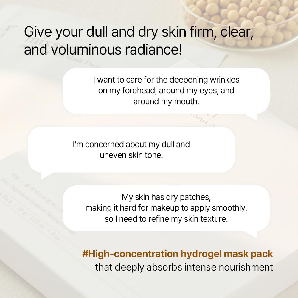 mixsoon Hydrogel Collagen Mask sheet texture