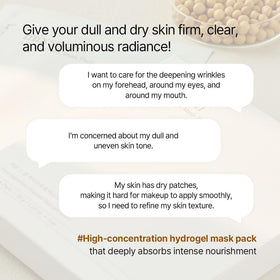 mixsoon Hydrogel Collagen Mask sheet texture