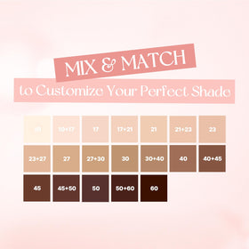 mixsoon PDRN Collagen Tinted Moisturizer shade range display