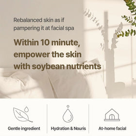 mixsoon Soybean Milk Pad application on face