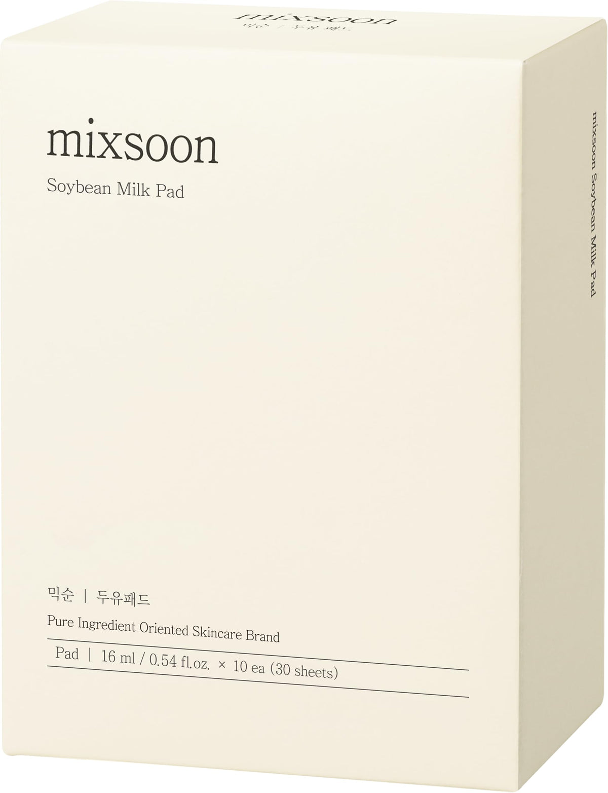 mixsoon Soybean Milk Pad front view with packaging