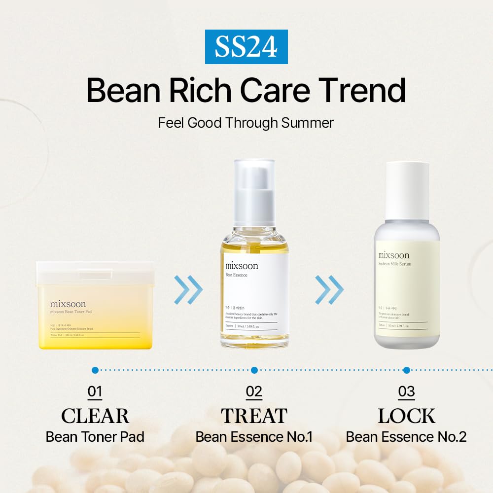 mixsoon Soybean Milk Serum lifestyle scene with greenery