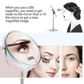 MIYADIVA 20x Magnifying Mirror flat side view