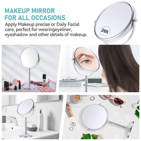 MIYADIVA 20x Magnifying Mirror with detailed reflection