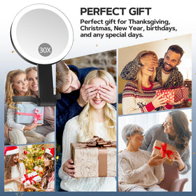 MIYADIVA Lighted Makeup Mirror packaging display