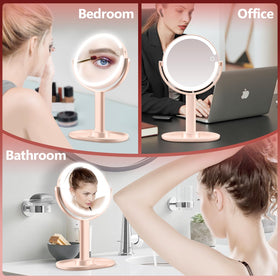 MIYADIVA Makeup Mirror close-up of LED lights