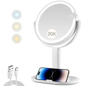 MIYADIVA Makeup Mirror front view with lights
