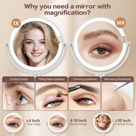 MIYADIVA Makeup Mirror with 80 LEDs illuminated
