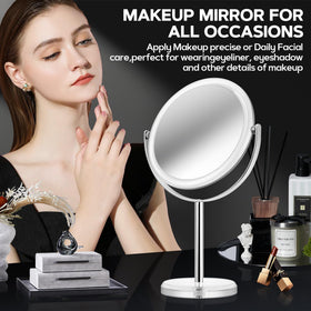 MIYADIVA mirror with stand and installation instructions