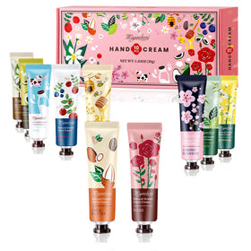 MIYUELENI 10 Pack Hand Cream Gift Set front view with assorted scents