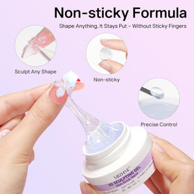 MIZHSE 30g 3D Gel Nail Art Clear Sculpting Gel design