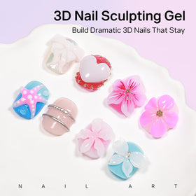 MIZHSE 3D Gel Nail Art Sculpting Gel 30g texture close-up