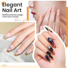 MIZHSE 3D Sculpting Gel Nail Art dual forms pack