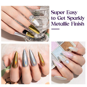 MIZHSE 3D Sculpting Gel Nail Art Set displayed on a table