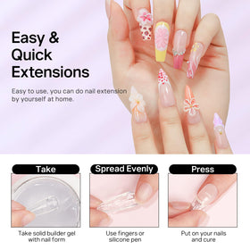 MIZHSE nail forms included in the kit