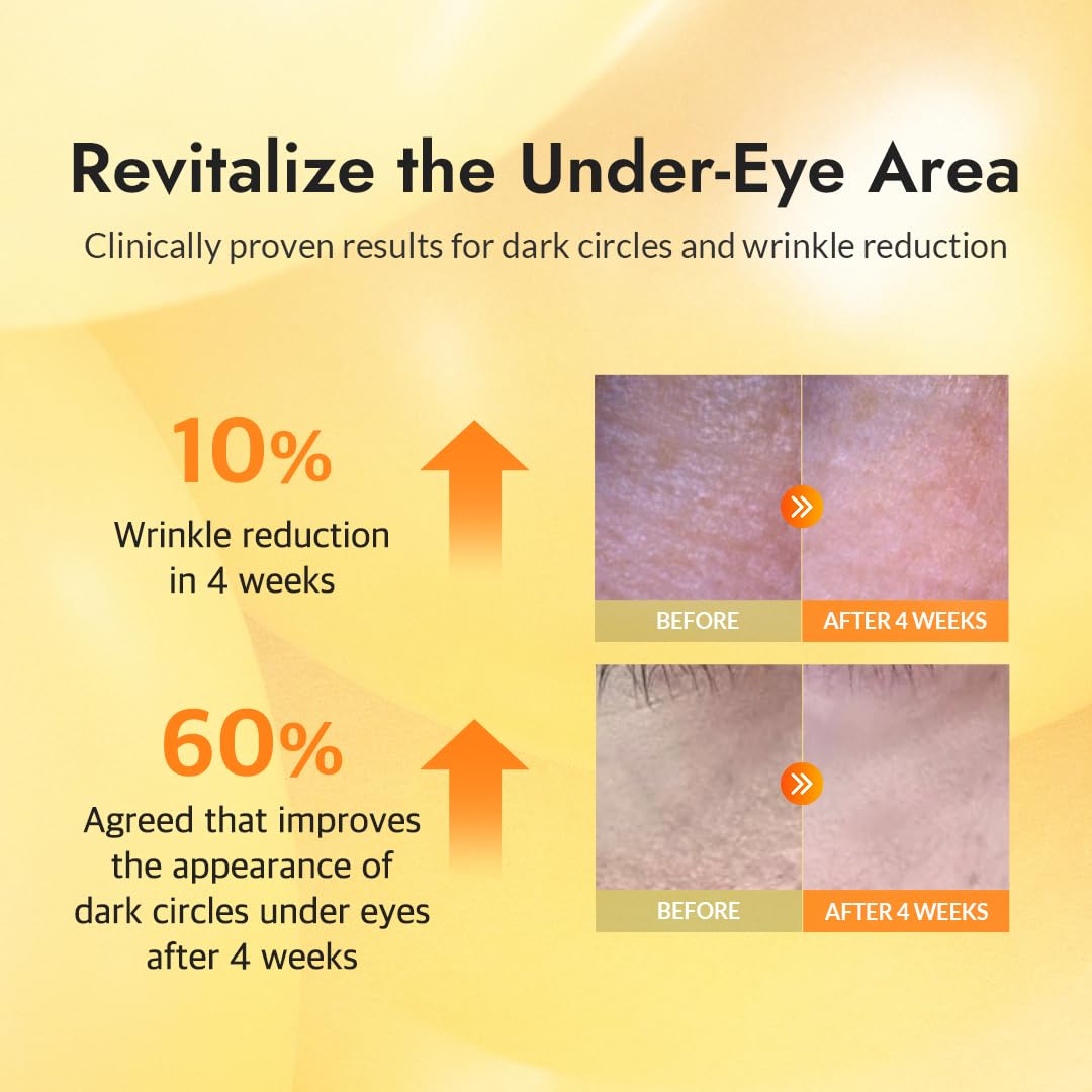 MIZON 24K Gold Snail Mucin Under Eye Patches application process