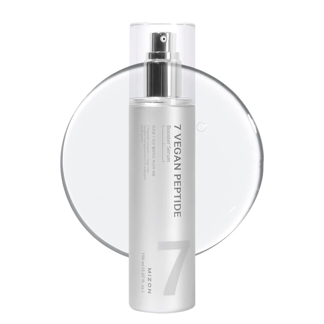 MIZON 7 Vegan Peptide support Serum front view with packaging
