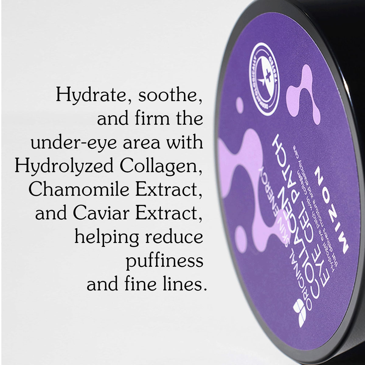 MIZON Marine Collagen Eye Gel Patch application on under-eye area