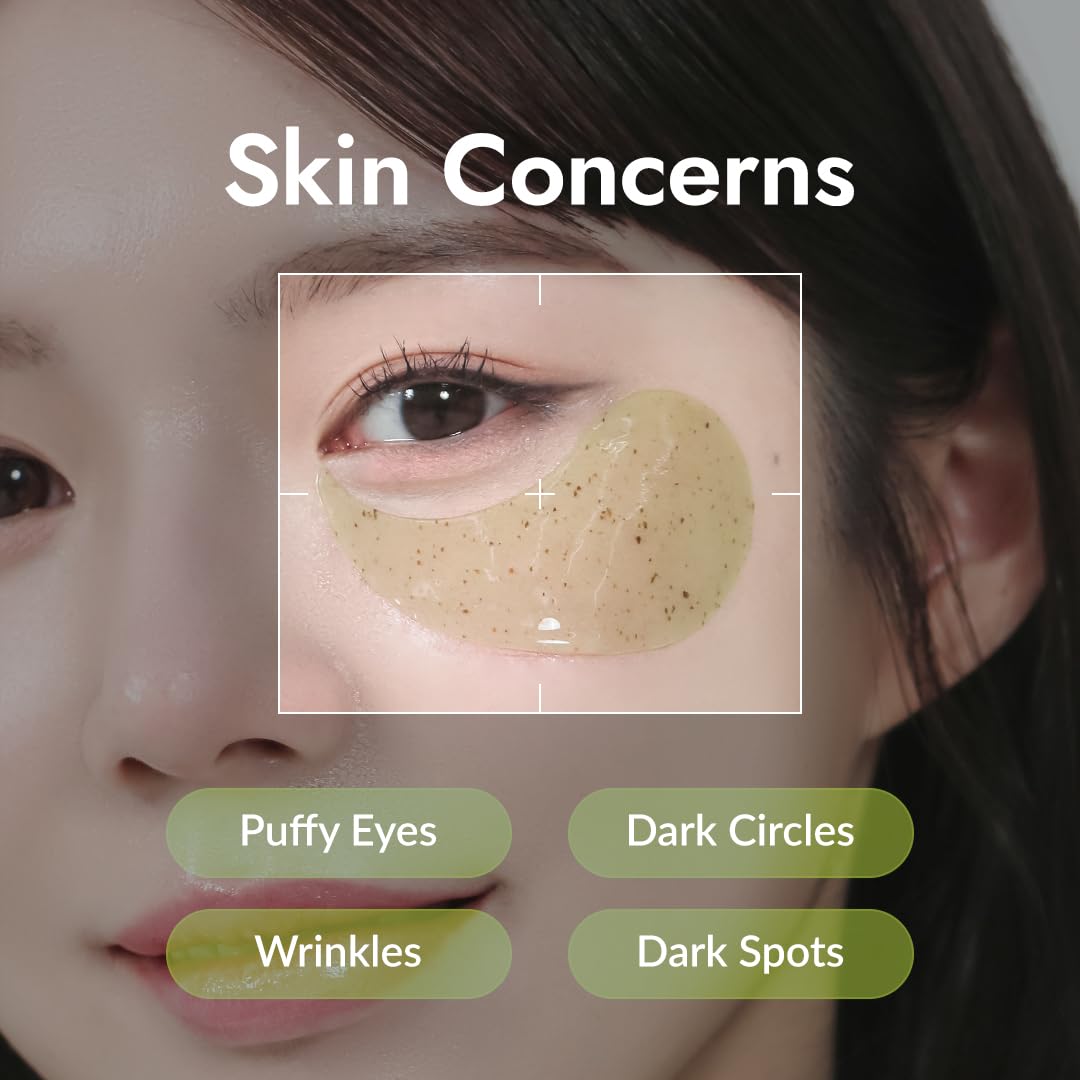 MIZON Phyto Plump Collagen Eye Gel Patch in use