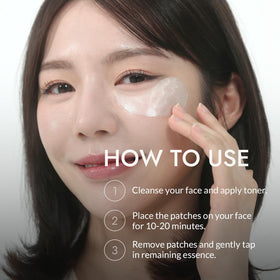 MIZON Pure Pearl Eye Gel Patch contents display