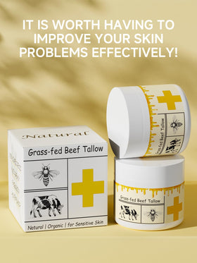 mkzea Beef Tallow Moisturizer application on skin
