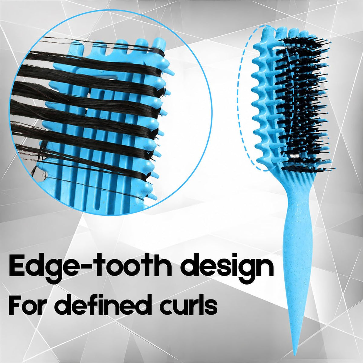 MMBVSZ Curly Hair Brush bristles close-up