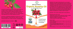 MMPANG Organic Rosehip Seed Oil application on face