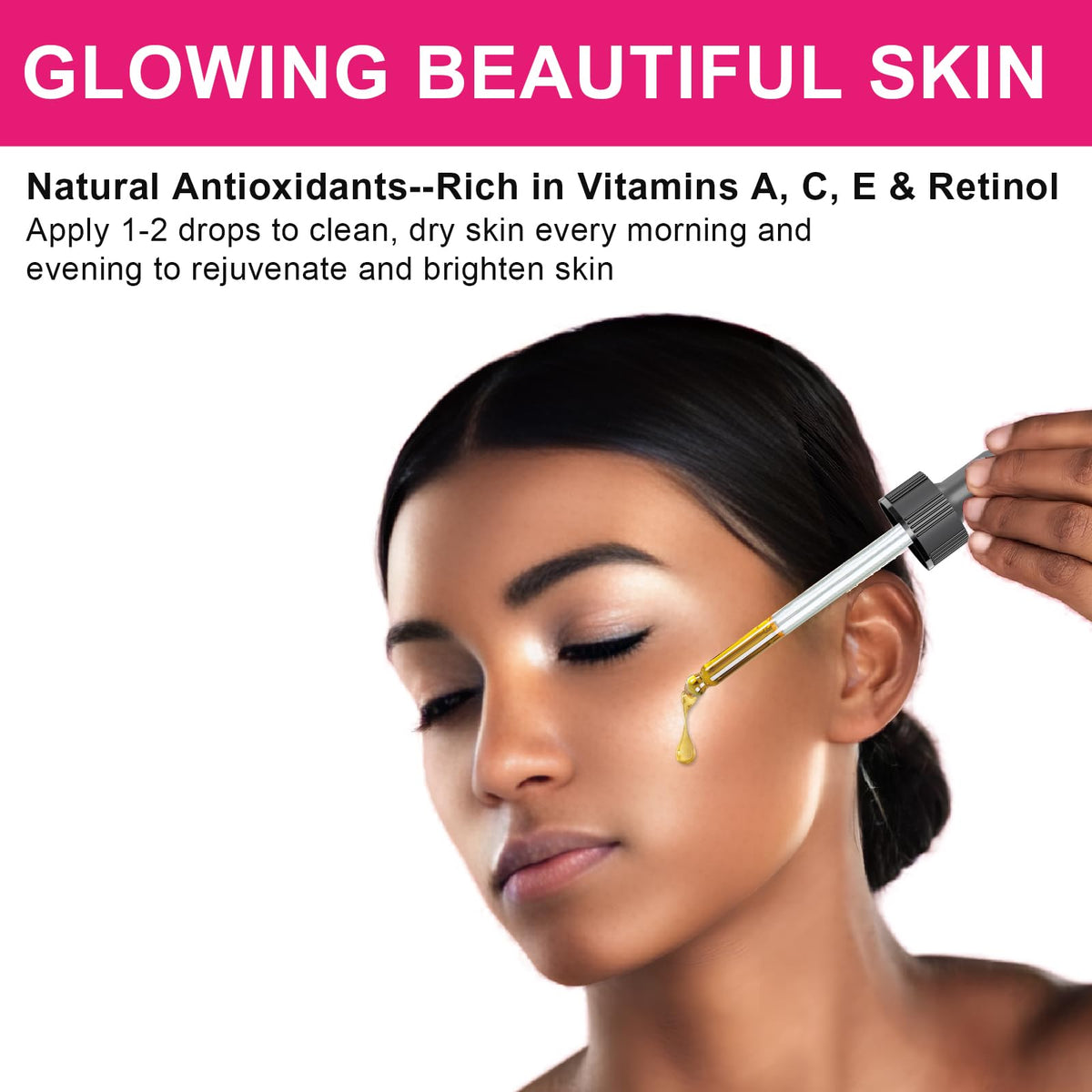 MMPANG Organic Rosehip Seed Oil texture on skin