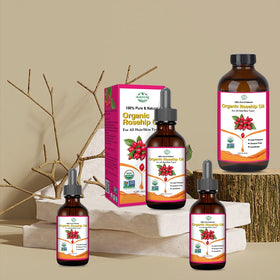 MMPANG Rosehip Seed Oil applied on hair