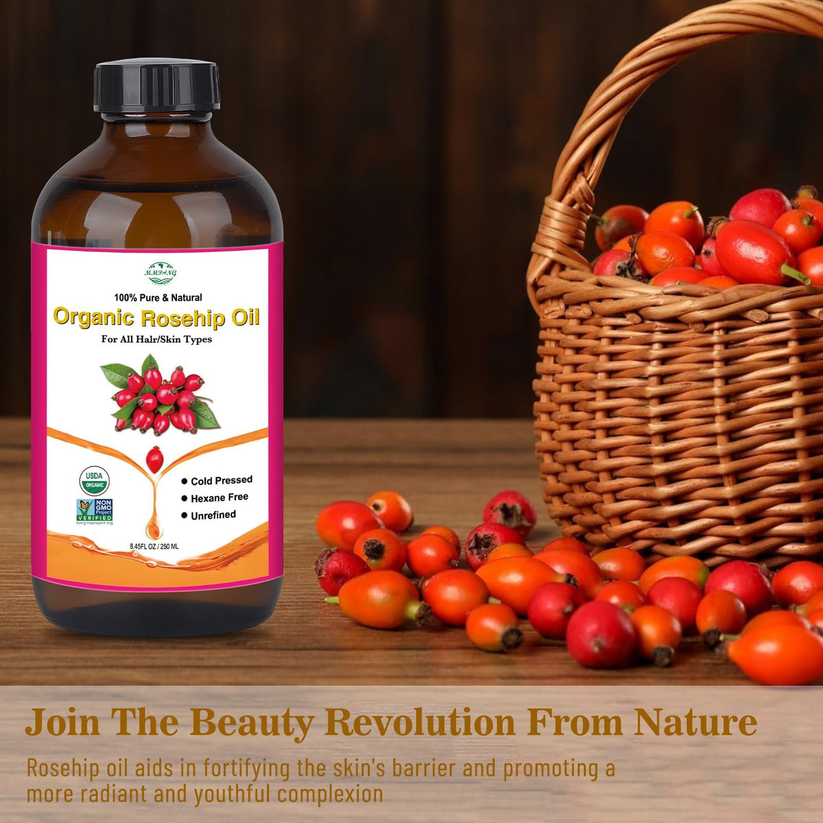 MMPANG Rosehip Seed Oil packaging details
