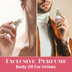 MOBETTER FRAGRANCE OILS Powder Fresh Scent Body Oil in hand