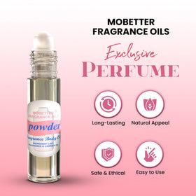 MOBETTER FRAGRANCE OILS Powder Fresh Scent Body Oil packaging