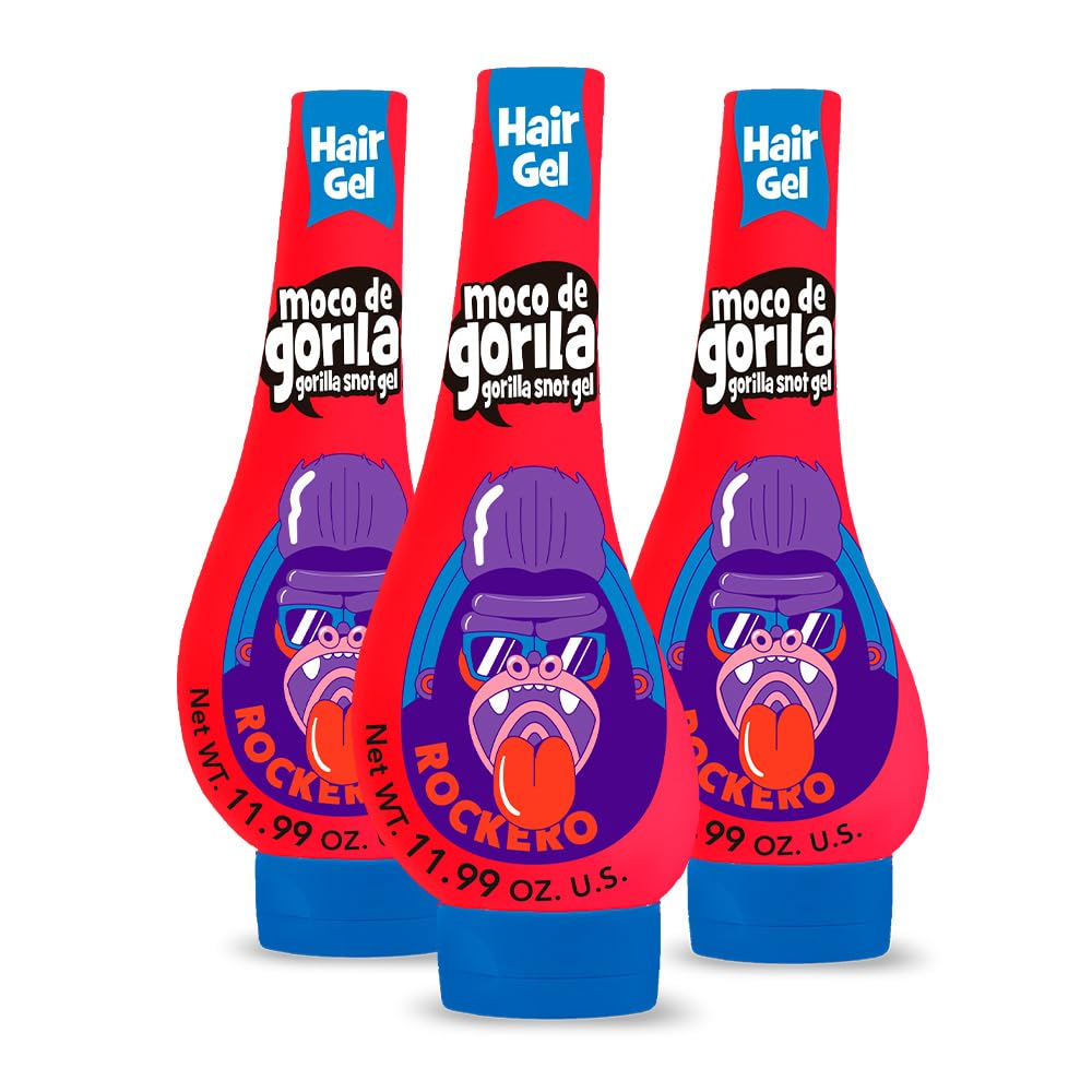 Moco de Gorila Explosive Rocker Hair Gel front view in a squeezable bottle