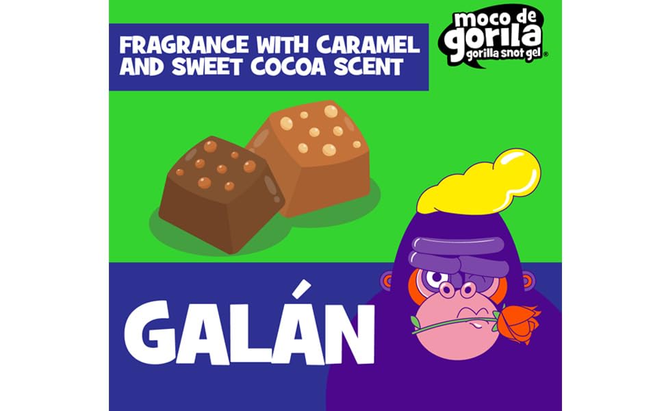 Moco de Gorila Galan Hair Gel 11.99 oz back view