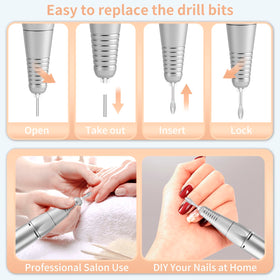 MOCOWIND Nail Drill showing speed control knob