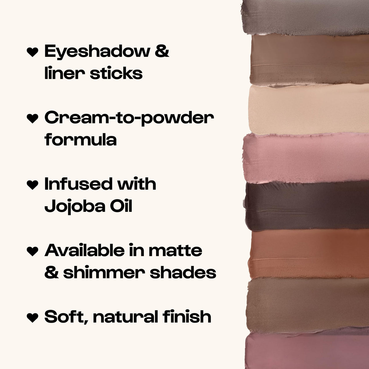 Model applying ALLEYOOP 11th Hour Cream Eyeshadow Stick